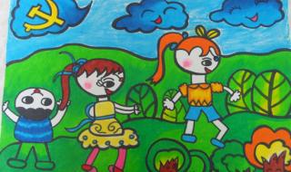 在阳光下成长的画