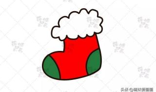 圣诞袜子简笔画 圣诞袜子简笔画